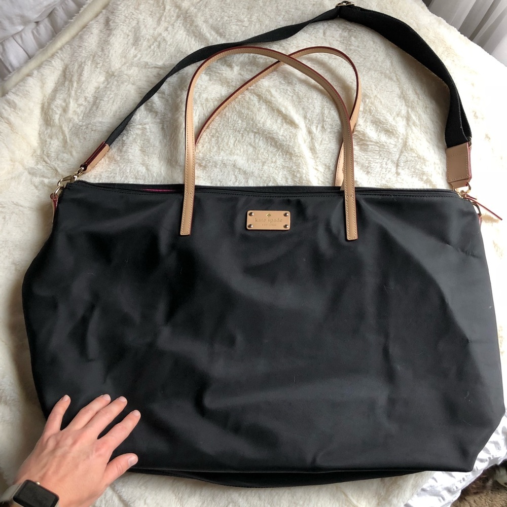 EUC Kate Spade nylon travel bag